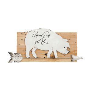 Pig Weather Vane Style Wall Plaque Pig Weather Vane Style Wall Plaque