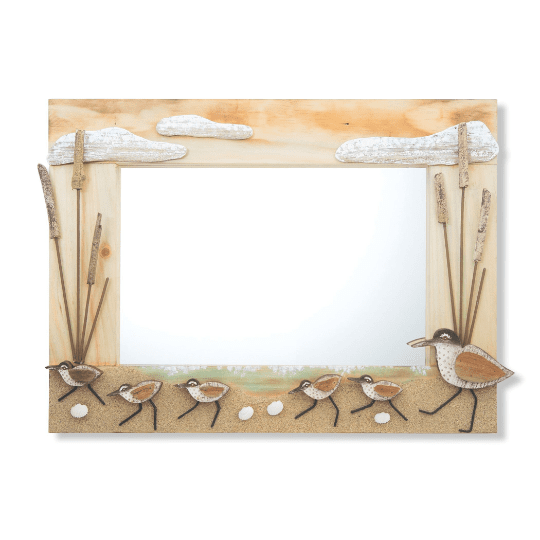 Sandpiper Wall Mirror Beach Junk Collection C565