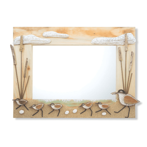 Sandpiper Wall Mirror Beach Junk Collection C565 Sandpiper Wall Mirror Beach Junk Collection C565