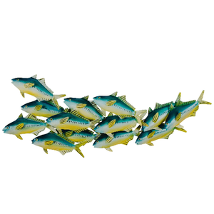 Sardine School (patio safe) Metal Wall Art 