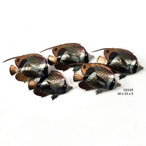School of Butterfly Fish - Metal Wall Sculpture School of Butterfly Fish - Metal Wall Sculpture