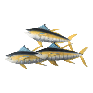 School of Tuna Metal Wall Art 