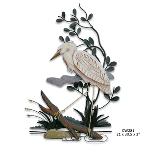 Stalking White Heron