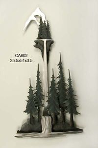 Stand of Adirondack Pine Trees Metal Wall Art Stand of Adirondack Pine Trees Metal Wall Art