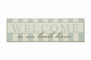 Welcome to Our Beach House Wall Sign Welcome to Our Beach House Wall Sign