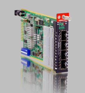 FRM220A-2000EAS/4F, 4x100/1000Base-X SFP OAM/IP GbE Managed Switch Card