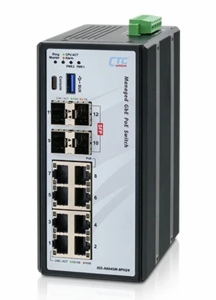 IGS-A804SM-8PH, Industrial Managed GbE PoE Switch