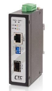 IMC-1001MS-PH, Industrial Managed PoE Media Converter