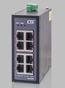IGS-800C-8PH, Industrial GbE PoE Switch
