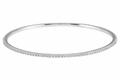 2 CARAT DIAMOND STACKABLE BANGLE BRACELET IN 14K WHITE GOLD