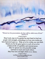 8 Beatitude Prayer Cards - Beatitude #7