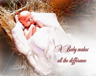 A Baby Changes Everything by Danny Hahlbohm - 4 Unframed Options