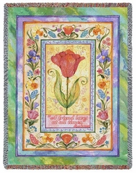 A Friend Loves Tapestry Throw