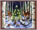 A Simple Tree Throw Christmas Tapestry