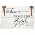 Above All Wood Pallet Sign - Christian Home & Wall Decor
