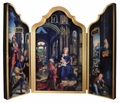 Adoration of the Infant Jesus Triptych Plaque