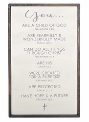 Affirmation Framed Christian Wall Sign
