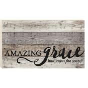 Amazing Grace Wood Pallet Sign - Christian Home & Wall Decor