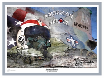 American Heroes - Air Force by Danny Hahlbohm - Unframed Christian Art