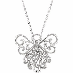 An Angel In You Sterling Silver Necklace
