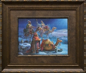 And Wise Men Came Bearing Gifts by Tom duBois - Framed Christian Art