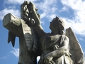 Angel and the Cross by Jessica Szmitkowski - Unframed Christian Art
