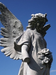 Angels Watching Over Us - Unframed Christian Art