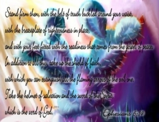 Armor of God Ephesians 6:14 - Unframed Christian Art