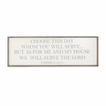 As For Me And My House Framed Christian Wall Sign