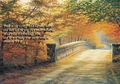Autumn Bridge by Charles White 12x16 - 6 Framed & Unframed Options
