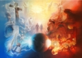 Battle For The Soul by Danny Hahlbohm - Unframed Christian Art