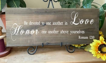 Be Devoted To One Another Christian Wall Decor
