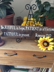Be Joyful In Hope Christian Wall Decor
