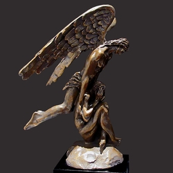 Be Not Afraid Christian Art Sculpture by Timothy P. Schmalz
