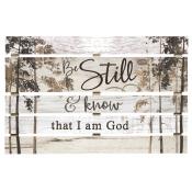 Be Still And Know That I Am God Pallet Decor - Christian Home Decor