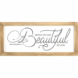 Behold You Are Beautiful Christian Home & Wall Decor