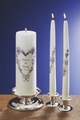 BLUE BOUQUET WEDDING UNITY CANDLES