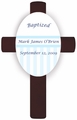 Blue Children's Baptism/Christening Cross