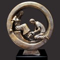 Bride And Groom Christian Sculpture by Timothy P. Schmalz