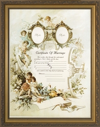 Certificate of Marriage Framed Christian Wall Decor