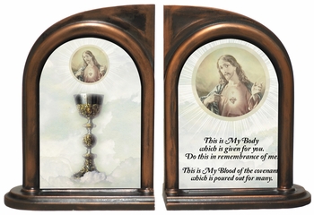 Chalice, Sacred Heart Bookends