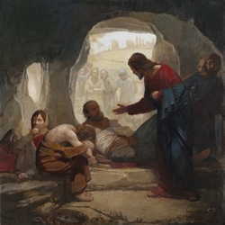 Christ Among The Lepers by J. Kirk Richards - 4 Unframed Selections