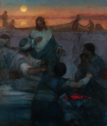 Christ And The Fishermen by J. Kirk Richards - 2 Options Available