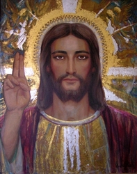 Christ Blessing the People by Venetia Epler - 2 Unframed Options