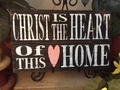 Christ Is The Heart Christian Wall Decor