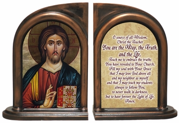 Christ Our Teacher Bookends