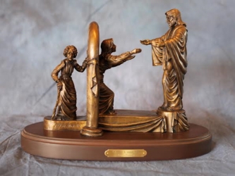 Come Unto Me Bronze Sculpture by Jerry Anderson