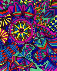 "Compass" Christian Modern Art by Bob Spence