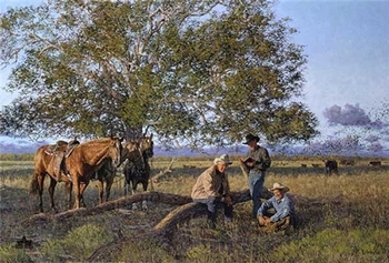 Cowboy Church by Bradley Schmehl - 3 Unframed Options