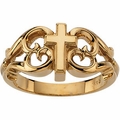 Cross Ring 14k Gold